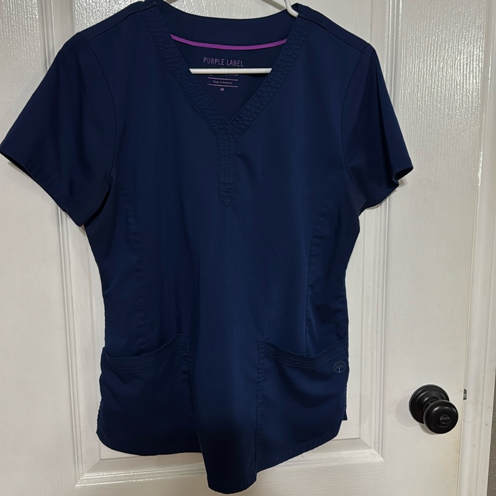 Healing Hands- purple label scrub top